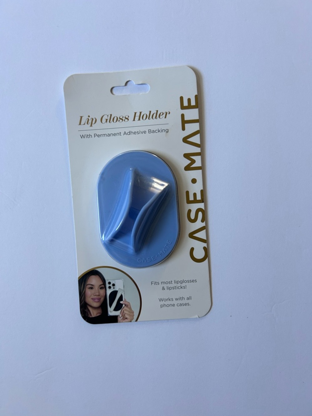 case-mate Blue Lip Gloss Holder Adhesive Phone Accessory